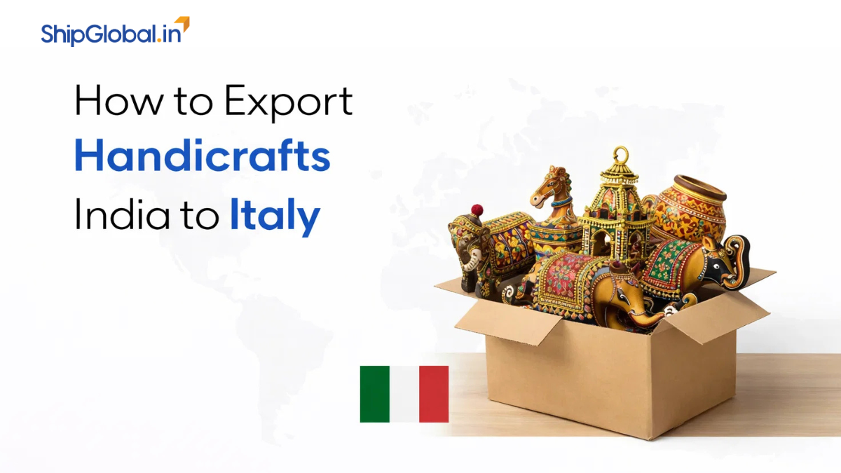 Export handicrafts from India to Italy