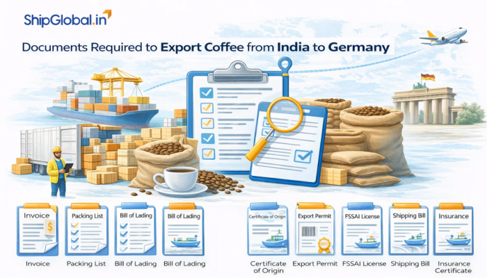 Documents Required to Export Coffee from India to Germany