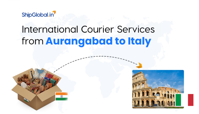 Top International Courier Service from Aurangabad to Italy