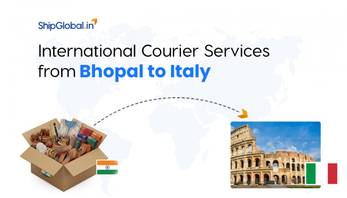Best International Courier Service from Bhopal to Italy