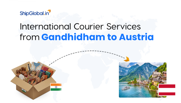 Best International Courier Service from Gandhidham to Austria