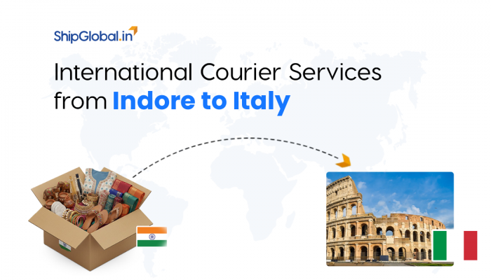 Top International Courier Service from Indore to Italy