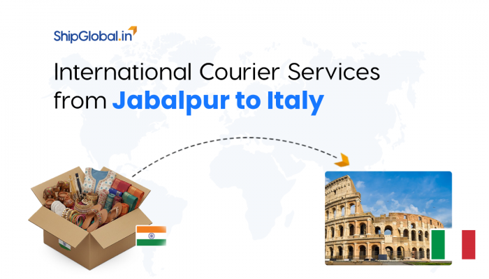 International Courier Service from Jabalpur to Italy