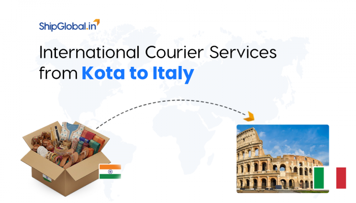 International Courier Service from Kota to Italy