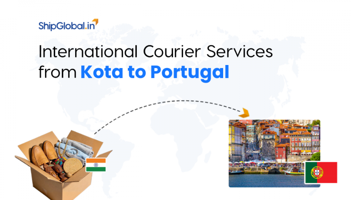 Reliable International Courier Service from Kota to Portugal
