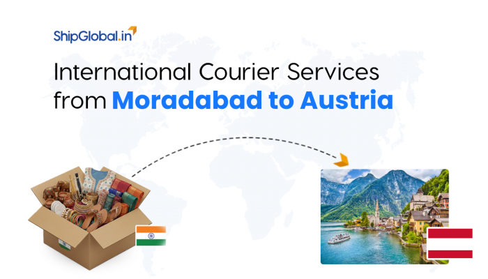 Top International Courier Service from Moradabad to Austria