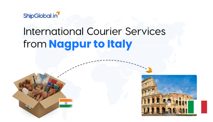 Reliable International Courier Service from Nagpur to Italy