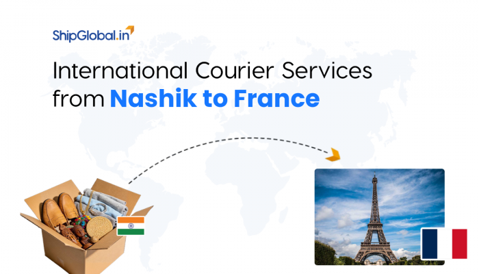 Top International Courier Service from Nashik to France