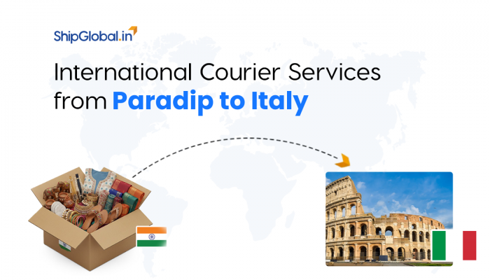 Reliable International Courier Service from Paradip to Italy