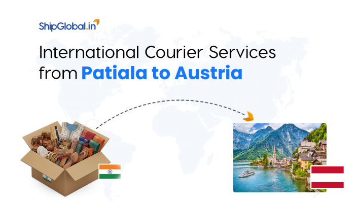 International Courier Service from Patiala to Austria