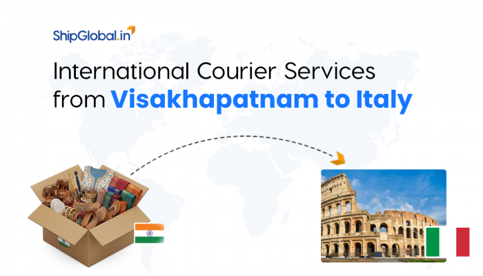 Best International Courier Service from Visakhapatnam to Italy